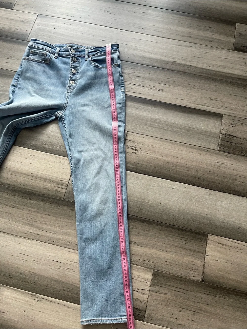 Gap Teen 18 Sky High Skinny Ankle Light Stretch Blue Jeans